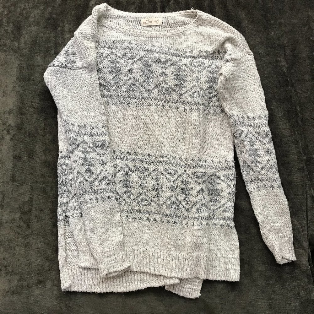 3/$20 Hollister Fair Isle Sweater